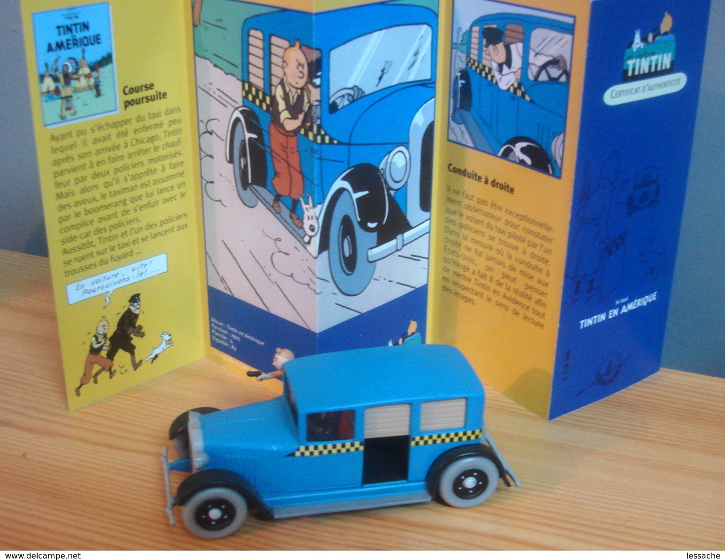 Voiture TAXI CHECKER 1929, 1/43 De Tintin En Amérique, TINTIN - Tintin