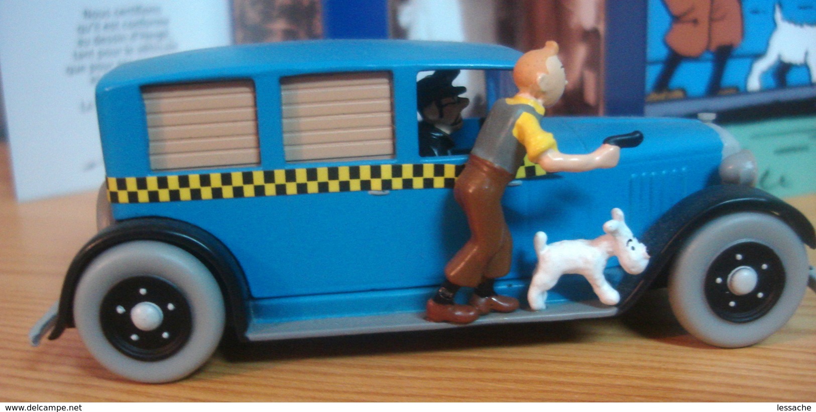 Voiture TAXI CHECKER 1929, 1/43 De Tintin En Amérique, TINTIN - Tim & Struppi