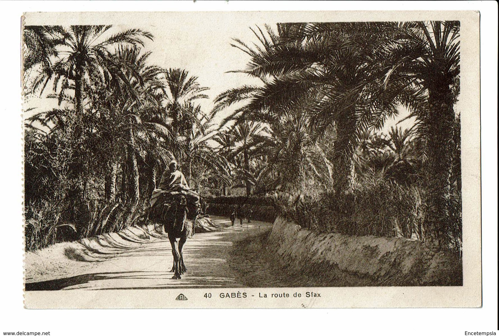 CPA - Cartes Postales-TUNISIE - Gabès - La Routede Sfax-1936-S3990 - Tunisie