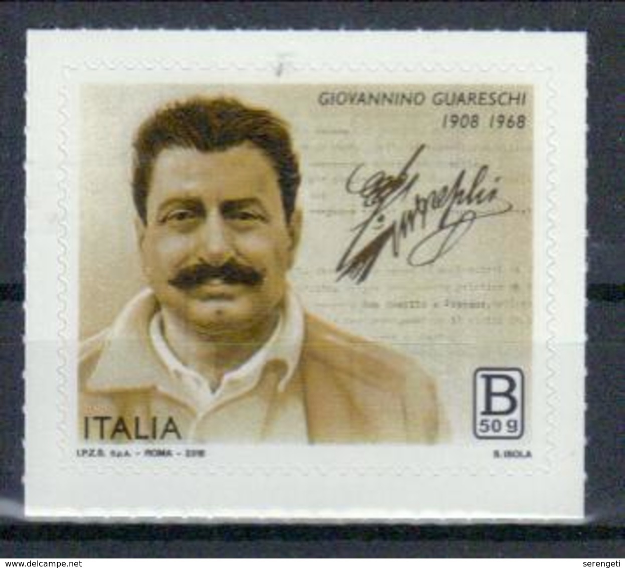 Italien 'Giovannino Guareschi' / Italy 'Giovannino Guareschi' **/MNH 2018 - Schriftsteller