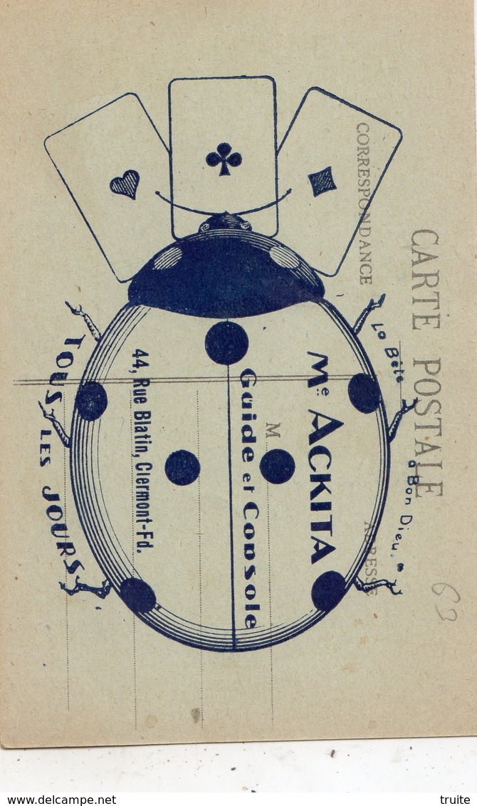 TOURNEBIZE PRES PONTGIBAUD FACADE SUD (AU DOS PUBLICITE POUR ME ACKITA GUIDE ET CONSOLE 44 RUE BLATIN) - Autres & Non Classés