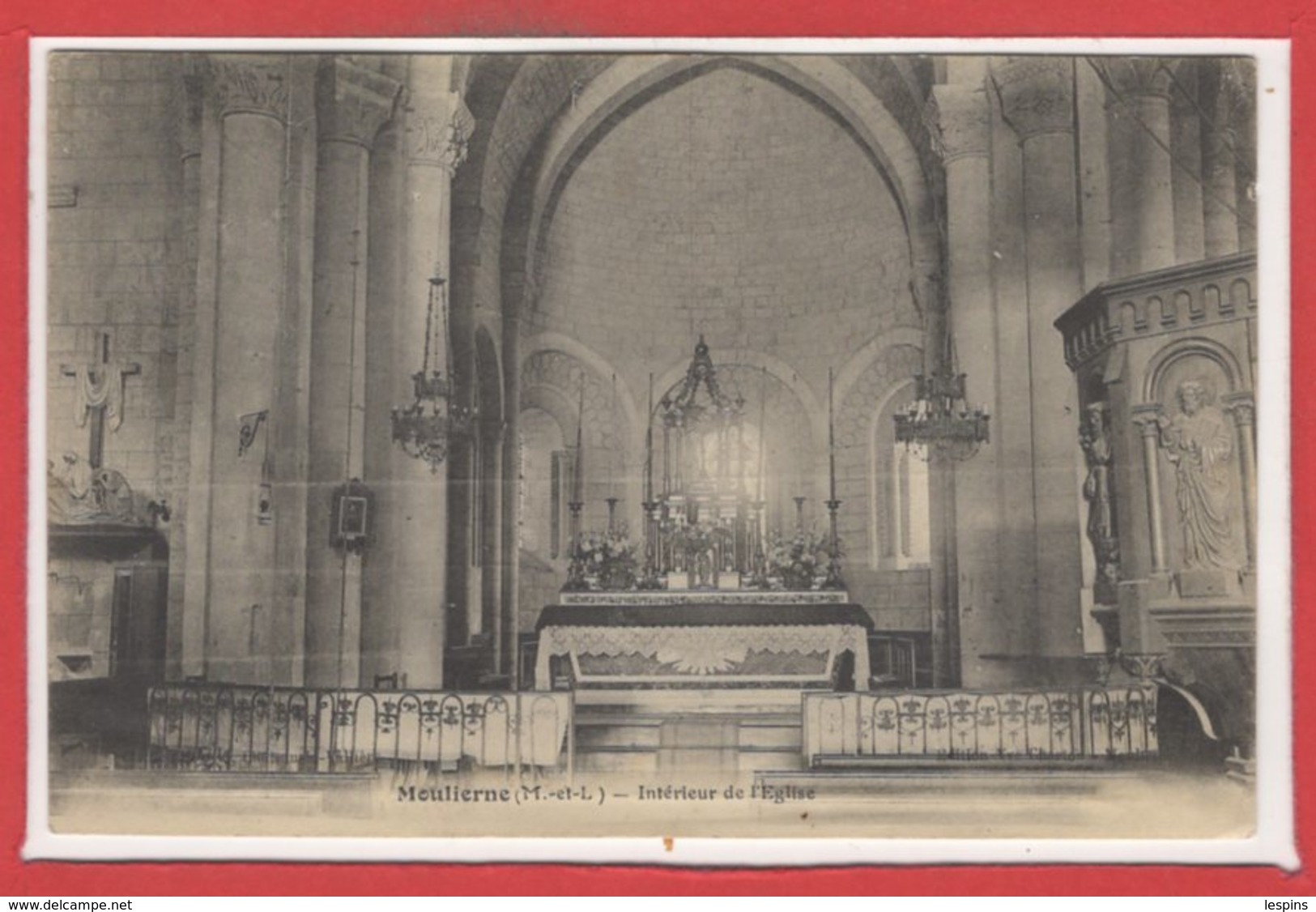 49 - MOULIERNE --  Intérieur De L'Eglise - Autres & Non Classés