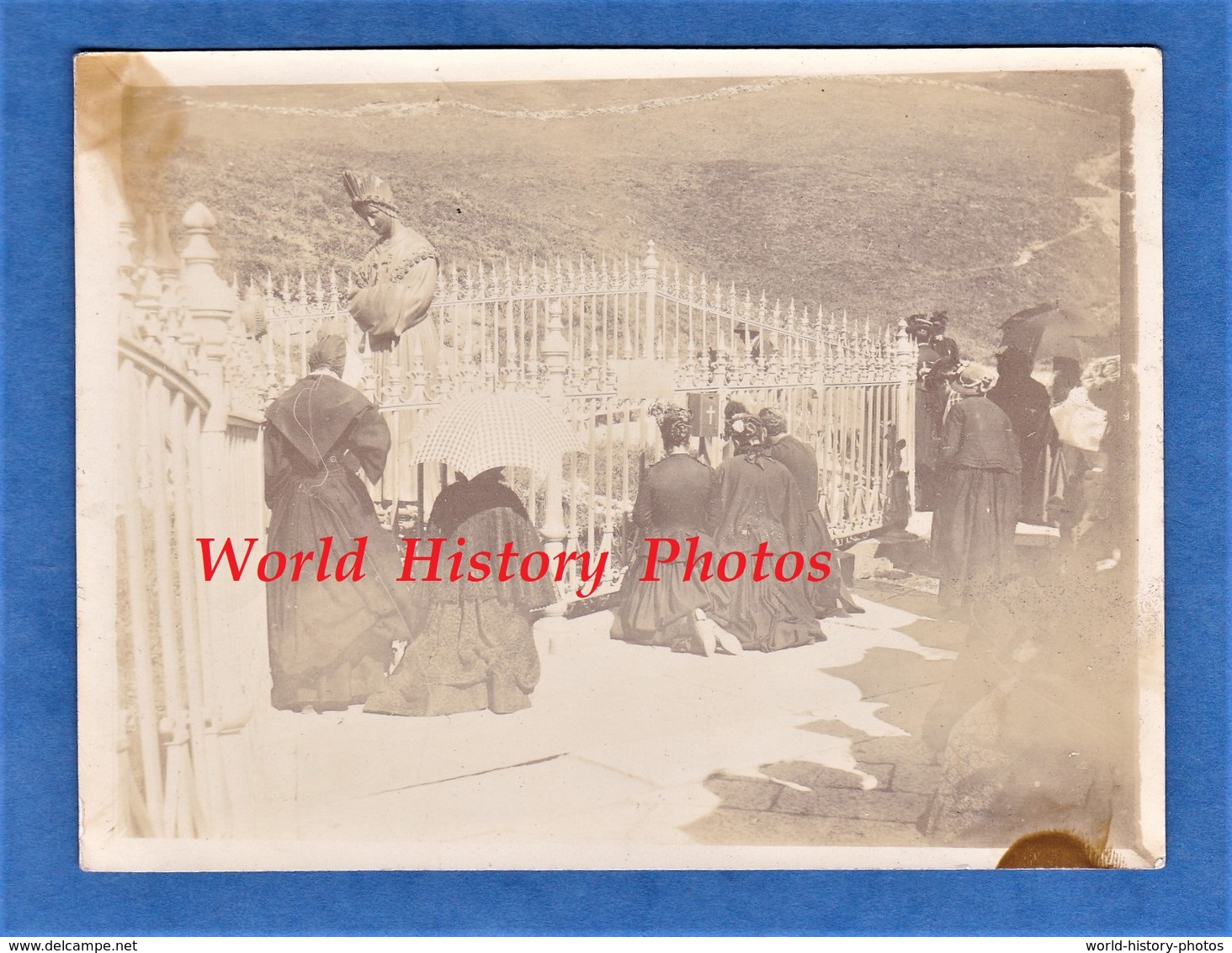 Photo Ancienne Vers 1900 - LA SALETTE - Pélerinage à Notre Dame - Fallavaux Art Histoire Patrimoine Priére - Anciennes (Av. 1900)