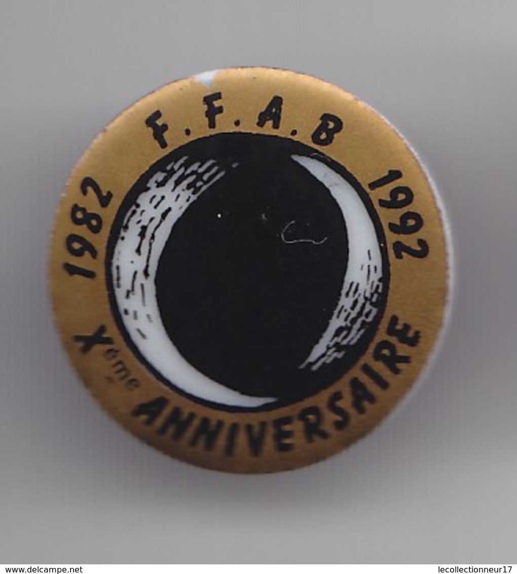 Pin's Thosca En Porcelaine De Limoges 1982 FFAB 1992 X ème Anniverv Fédération Française D'Aikido Et De Budo Réf 3985 - Autres & Non Classés