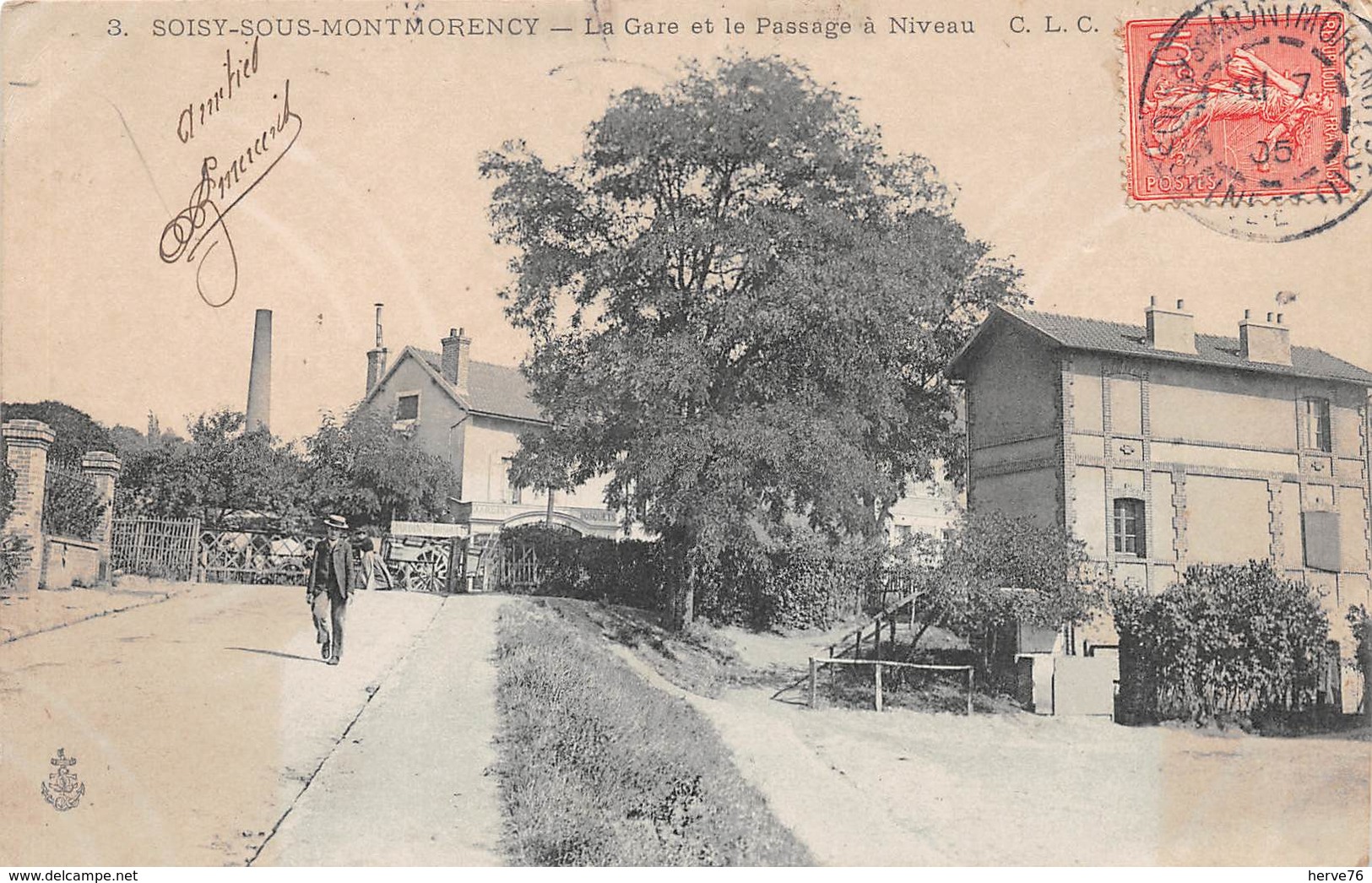 SOISY SOUS MONTMORENCY - La Gare Et Le Passage à Niveau - Soisy-sous-Montmorency