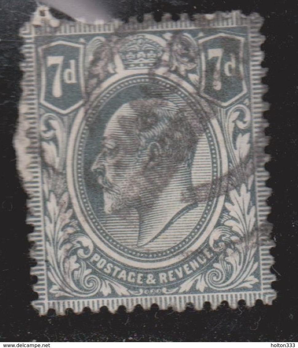 GREAT BRITAIN Scott # 145 Used - KEVII CV $22.50 Paper Adhesion - Used Stamps