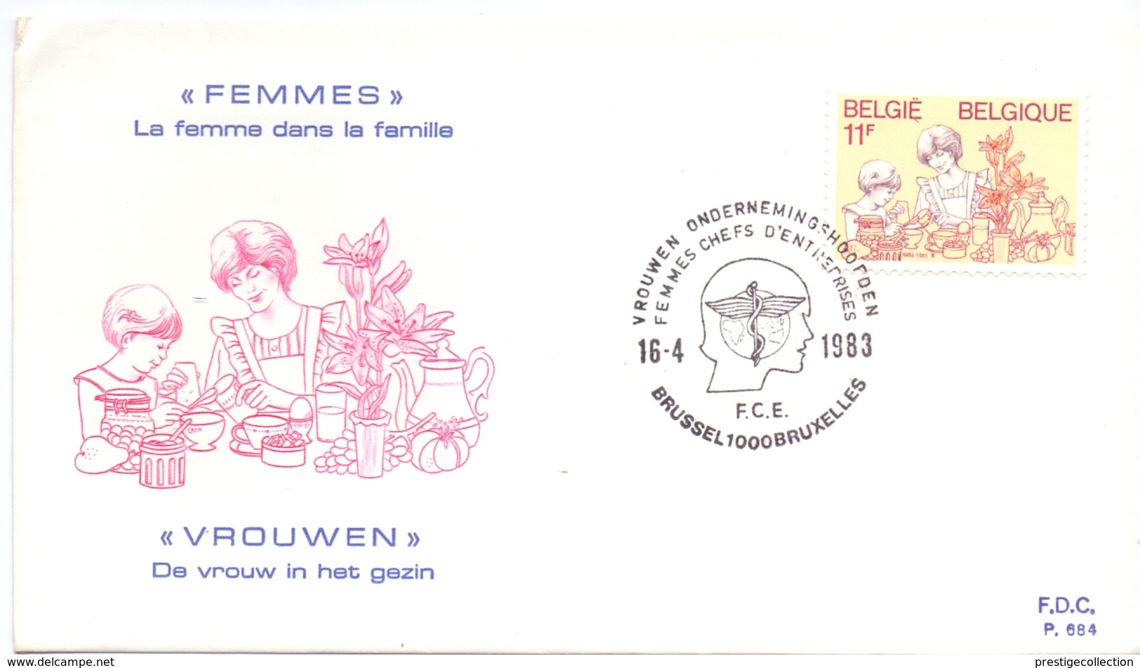 BELGIUM VROUWEN   FDC FEMMES   (DICE1800032) - Altri & Non Classificati