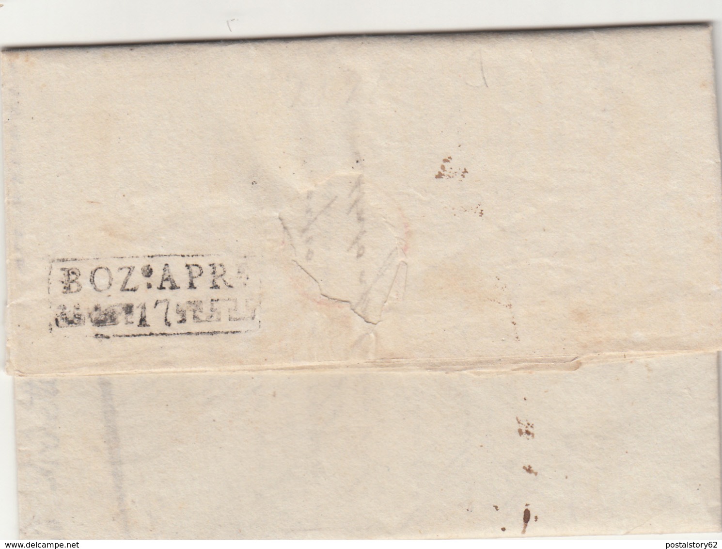 Pref. Milano Per Guidizzolo. Lettera Con Contenuto 1834 - 1. ...-1850 Prefilatelia