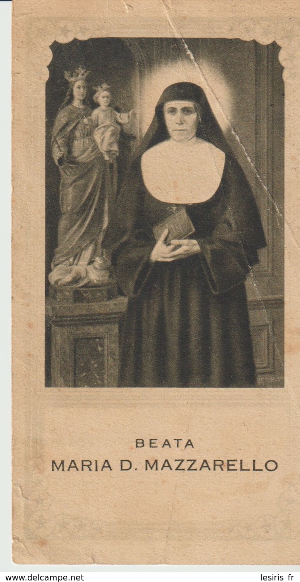 BEATA MARIA D. MAZZARELLO - TORINO - FOSSATI -  IMAGE RELIGIEUSE - - Images Religieuses