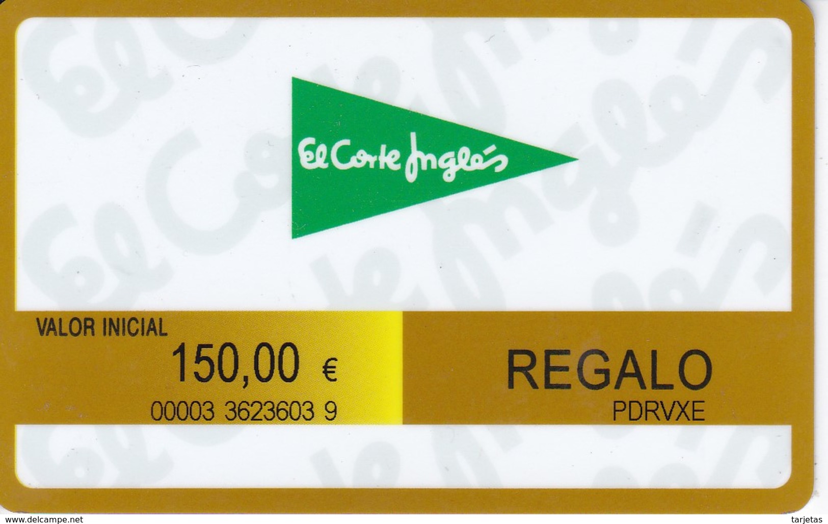 TARJETA DE REGALO DE EL CORTE INGLES DE 150€ (GIFT CARD-CADEAU) - Otros & Sin Clasificación