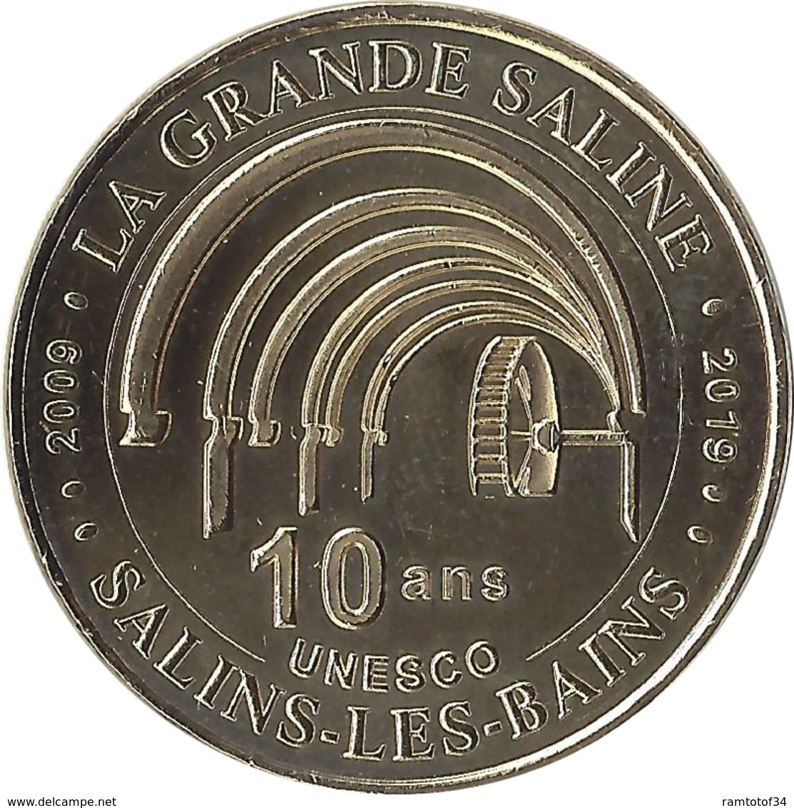 2019 MDP111 - SALINS LES BAINS 5 - 10 Ans UNESCO / MONNAIE DE PARIS - 2019