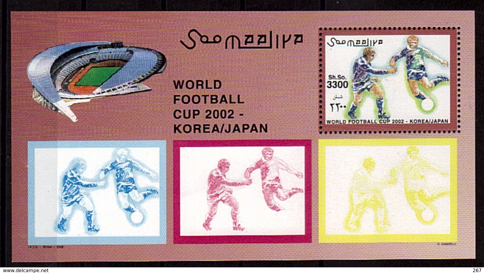 SOMALIE   BF  85  * *  ( Cote 15e ) ( Joueurs Bleus ) Cup 2002  Football  Fussball Soccer - 2002 – Corée Du Sud / Japon