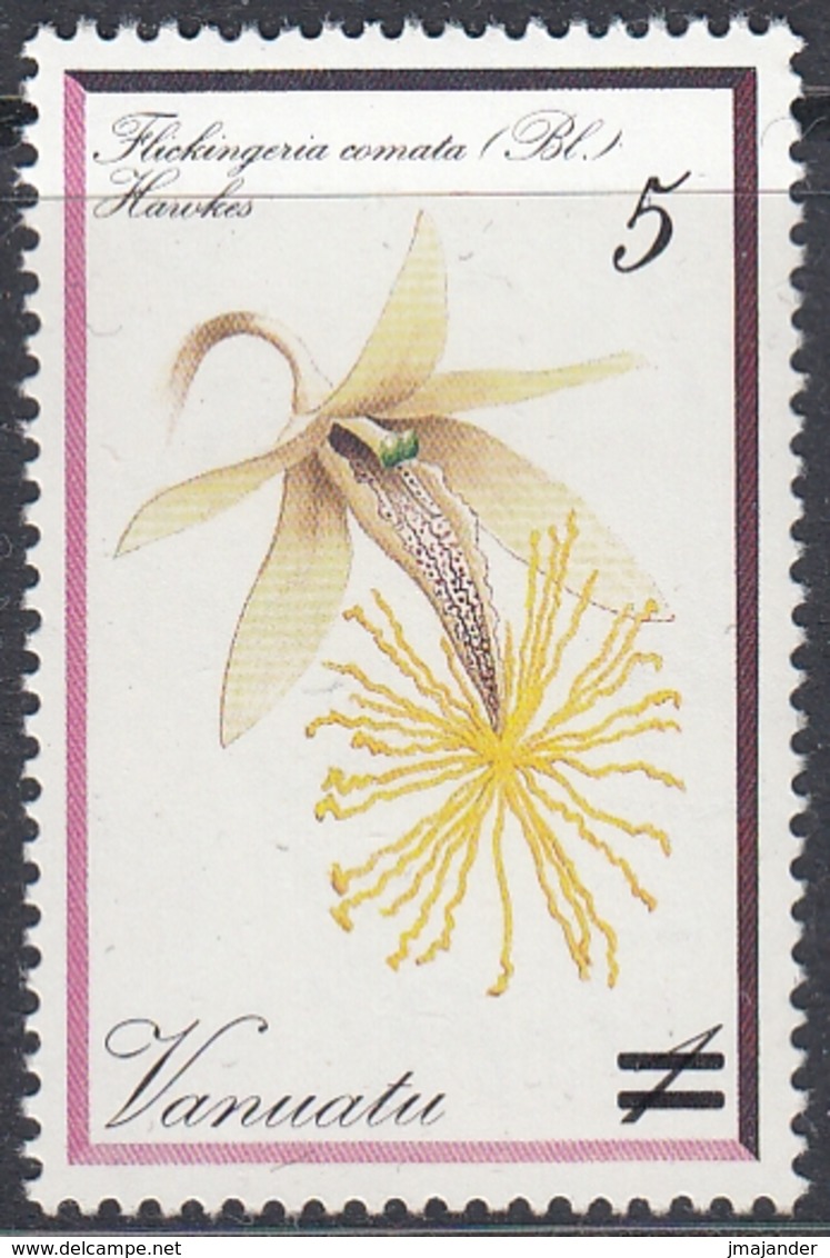 Vanuatu 1985 - Surcharged Definitive Stamp: Orchid - Mi 693 ** MNH - Vanuatu (1980-...)