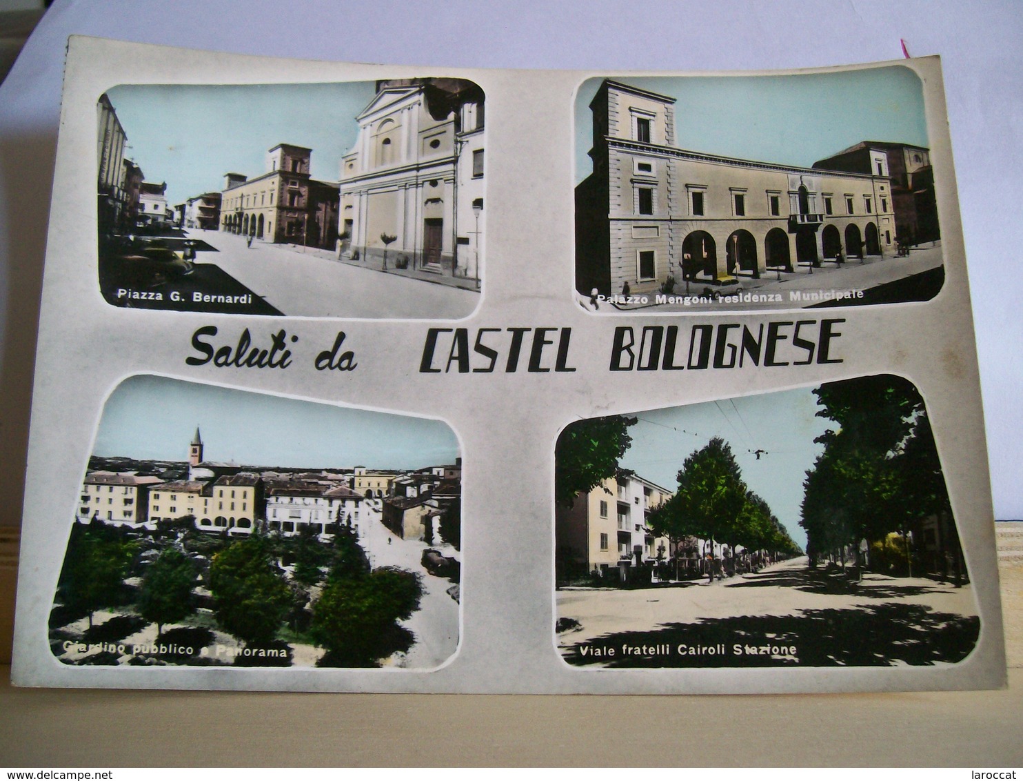 1961 - Ravenna - Saluti Da Castel Bolognese - Vedute - Piazza Bernardi Palazzo Mengoni Municipio - Saluti Da.../ Gruss Aus...