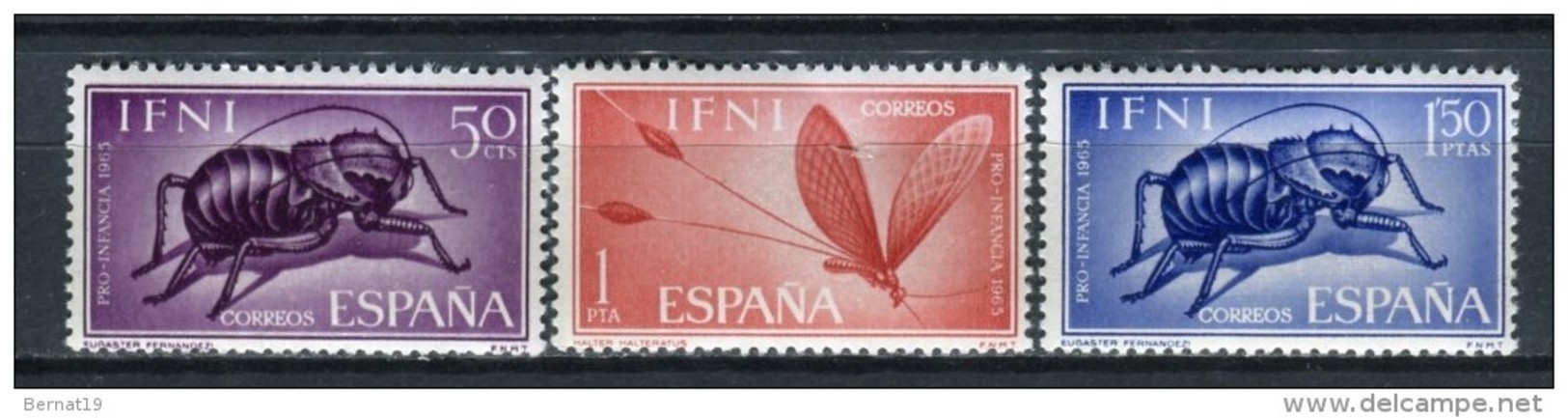 Ifni 1965. Edifil 212-14 ** MNH. - Ifni