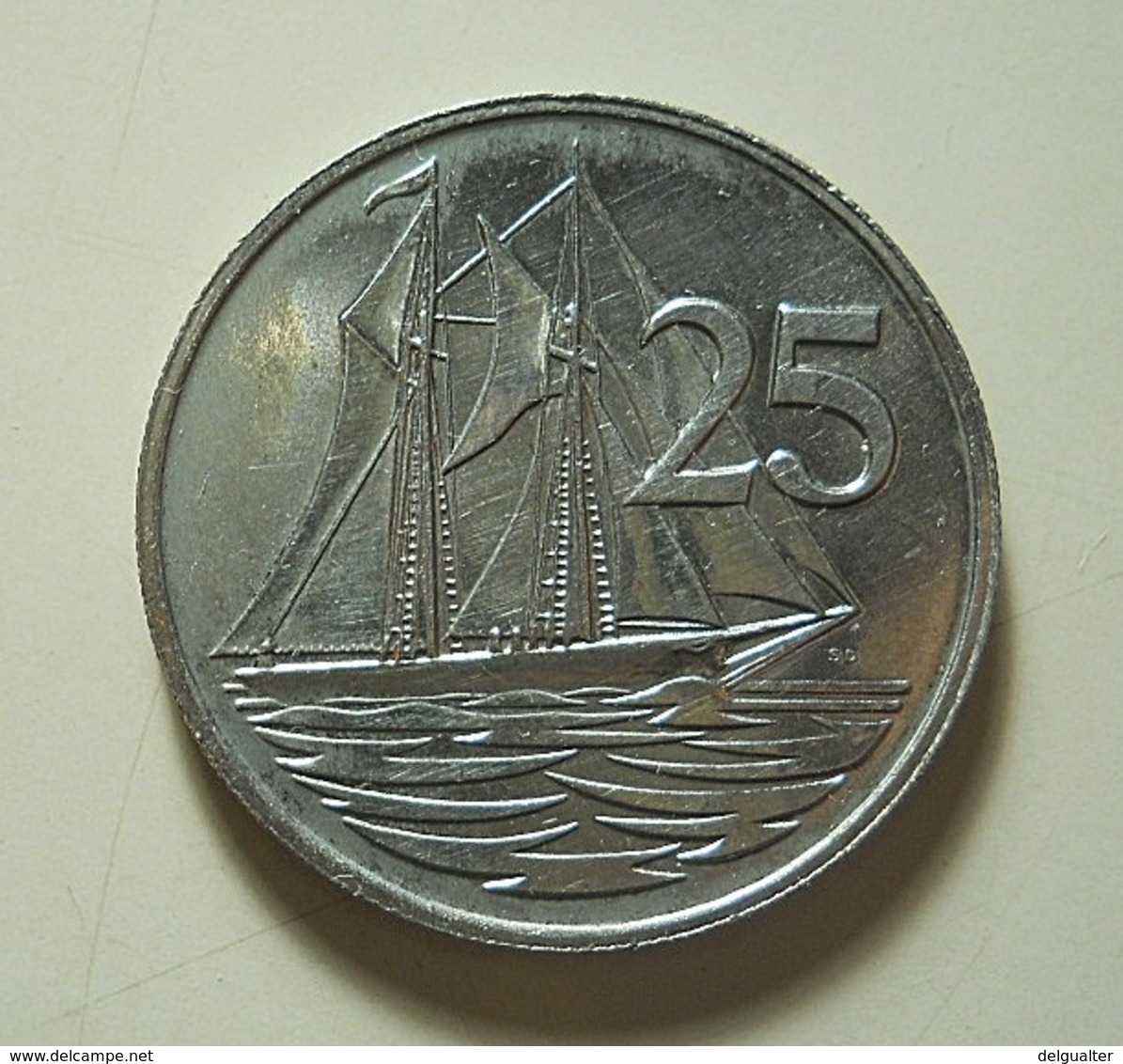 Cayman Islands 25 Cents 1987 - Iles Caïmans