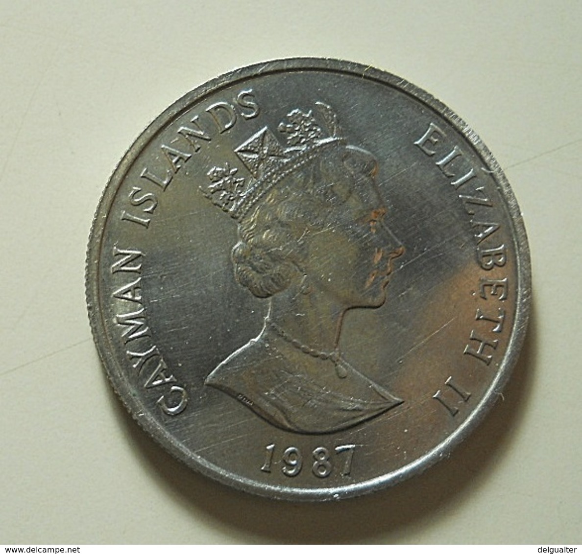 Cayman Islands 25 Cents 1987 - Iles Caïmans