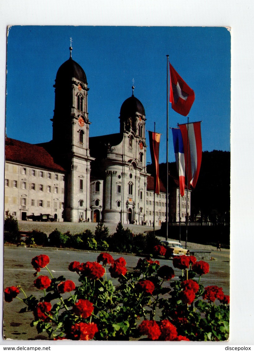 U4146 Nice Timbre (flamme) LUFTPOS SCHNELL ZUVERLASSIG (airplain, Aeroplano) On Postcard: EINSIEDELN, KLOSTER - Einsiedeln