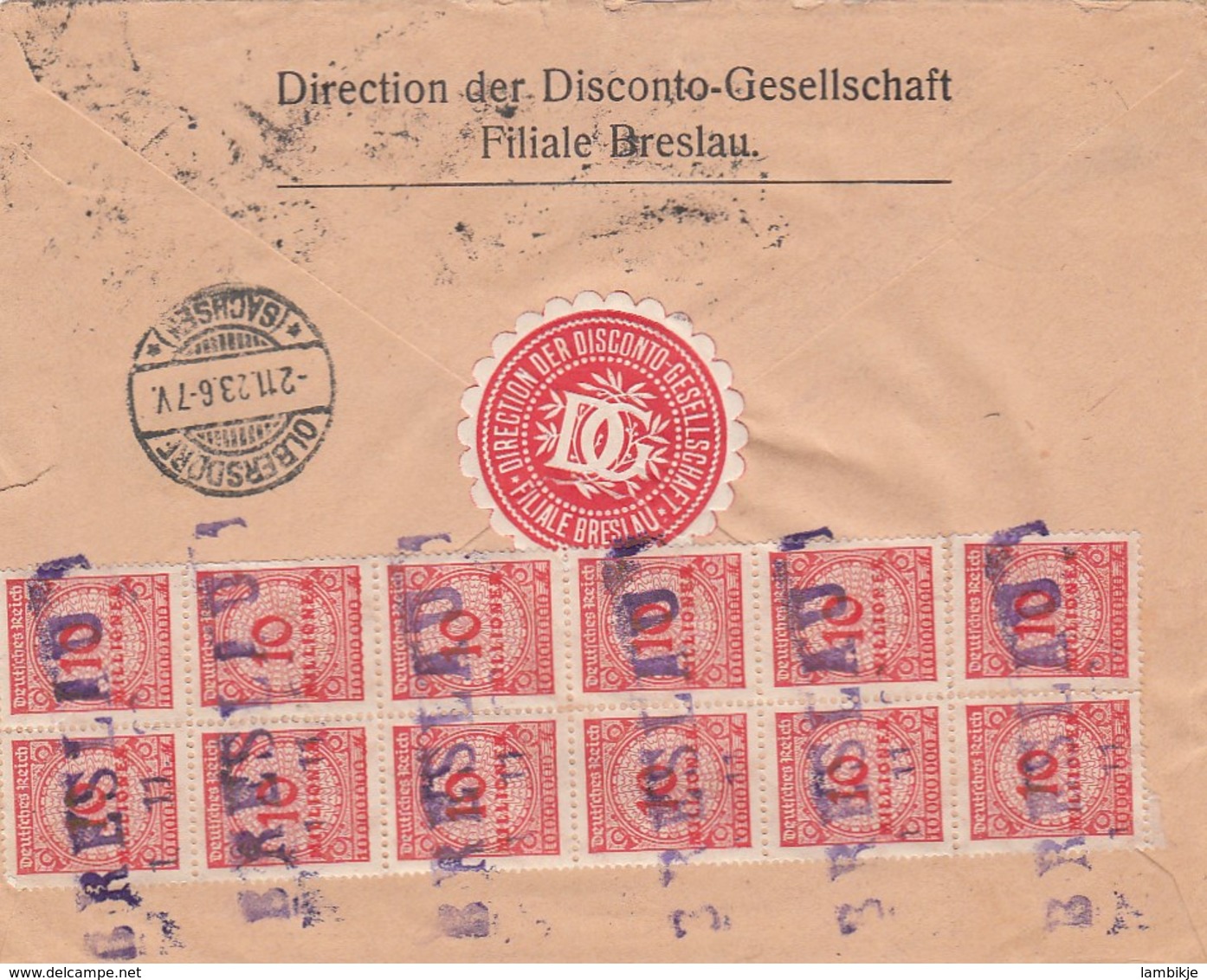 Deutsches Reich INFLA R Brief 1920-23 - Briefe U. Dokumente
