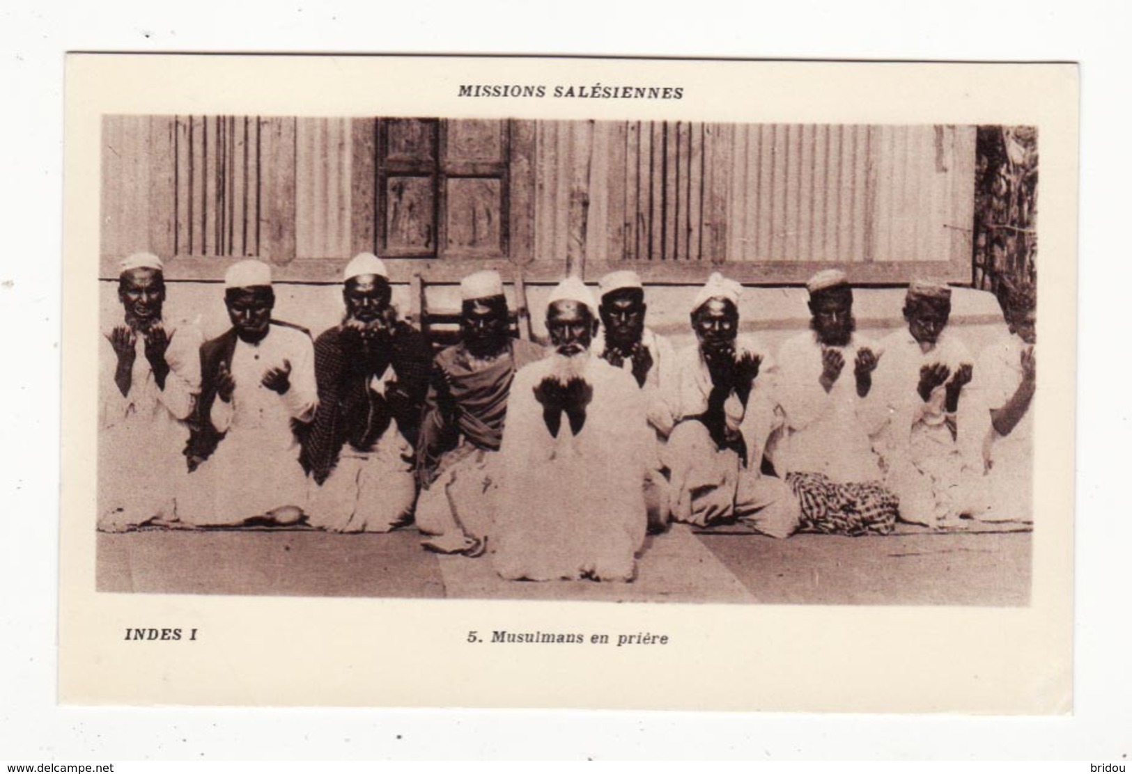 INDE   Missions Salésiennes    Musulmans En Prière - Inde