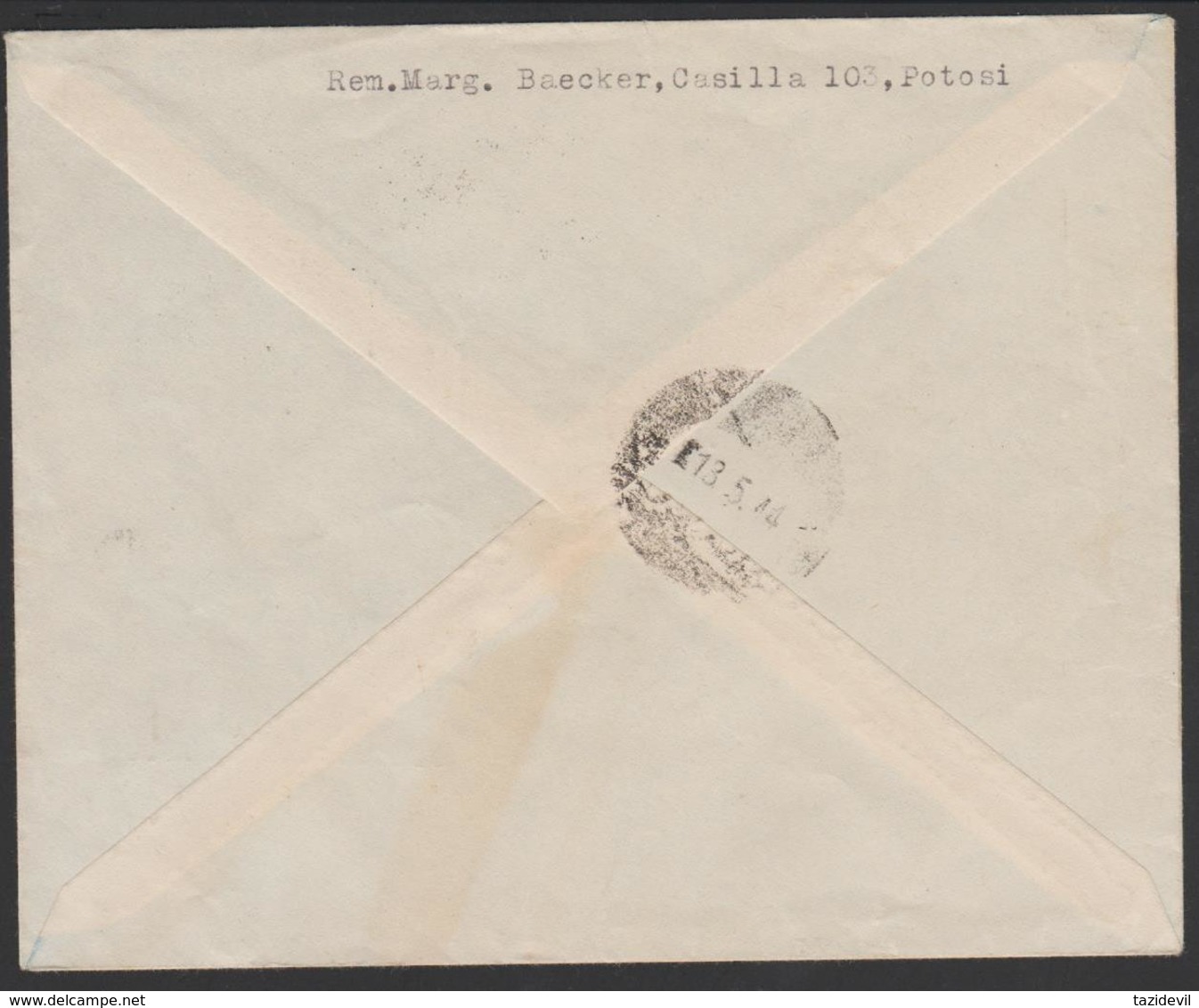 BOLIVIA - 1944 Cover With Bisect Posted To La Paz. Scott 261 - Bolivia