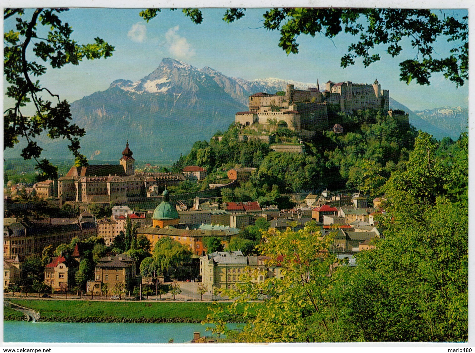 MALERISCHES  SALZBURG   BLICK  VOM KAPUZINERBERG AUF  DIE  ALTSTADT  SALZBURG                     (NUOVA) - Salzburg Stadt