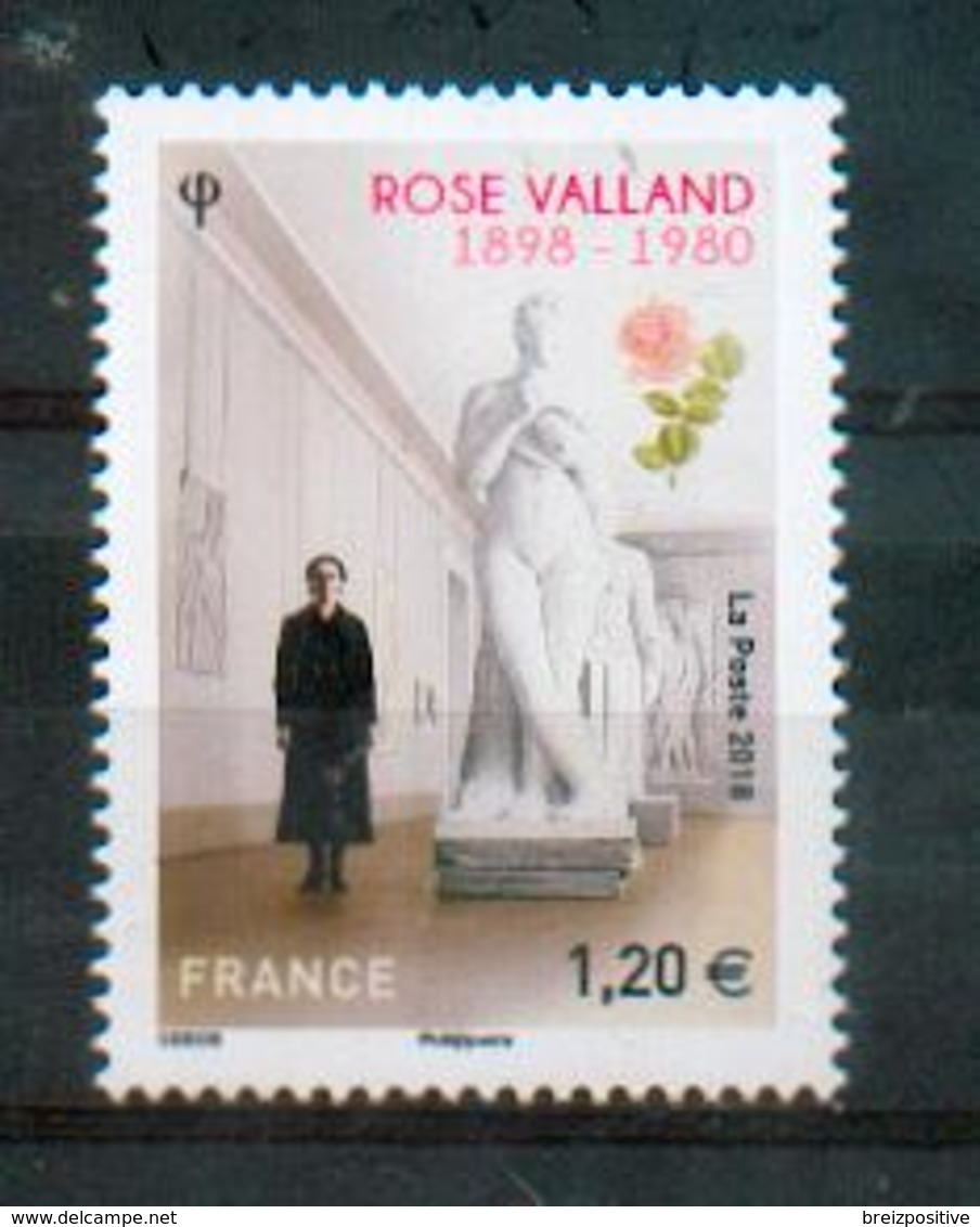 France 2018 - Rose Valland, Résistance 2ème Guerre Mondiale / Resistance, World War II - MNH - 2. Weltkrieg