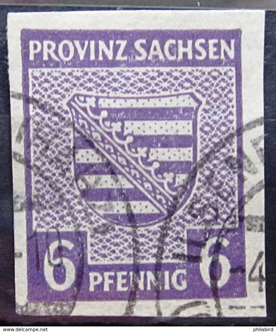 ALLEMAGNE Rép.démocratique.Zone Soviétique. Saxe                N° 4                  OBLITERE - Autres & Non Classés