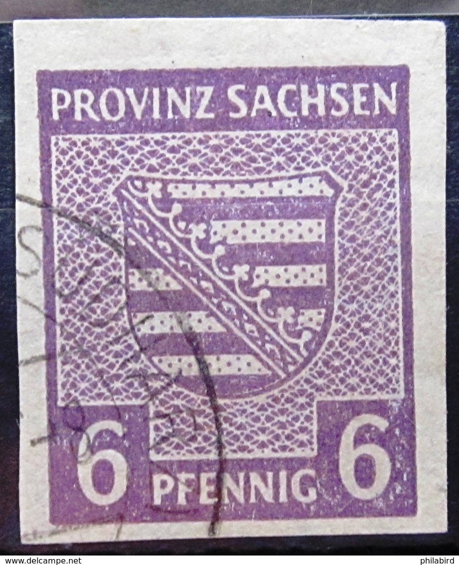 ALLEMAGNE Rép.démocratique.Zone Soviétique. Saxe                N° 4                  OBLITERE - Autres & Non Classés