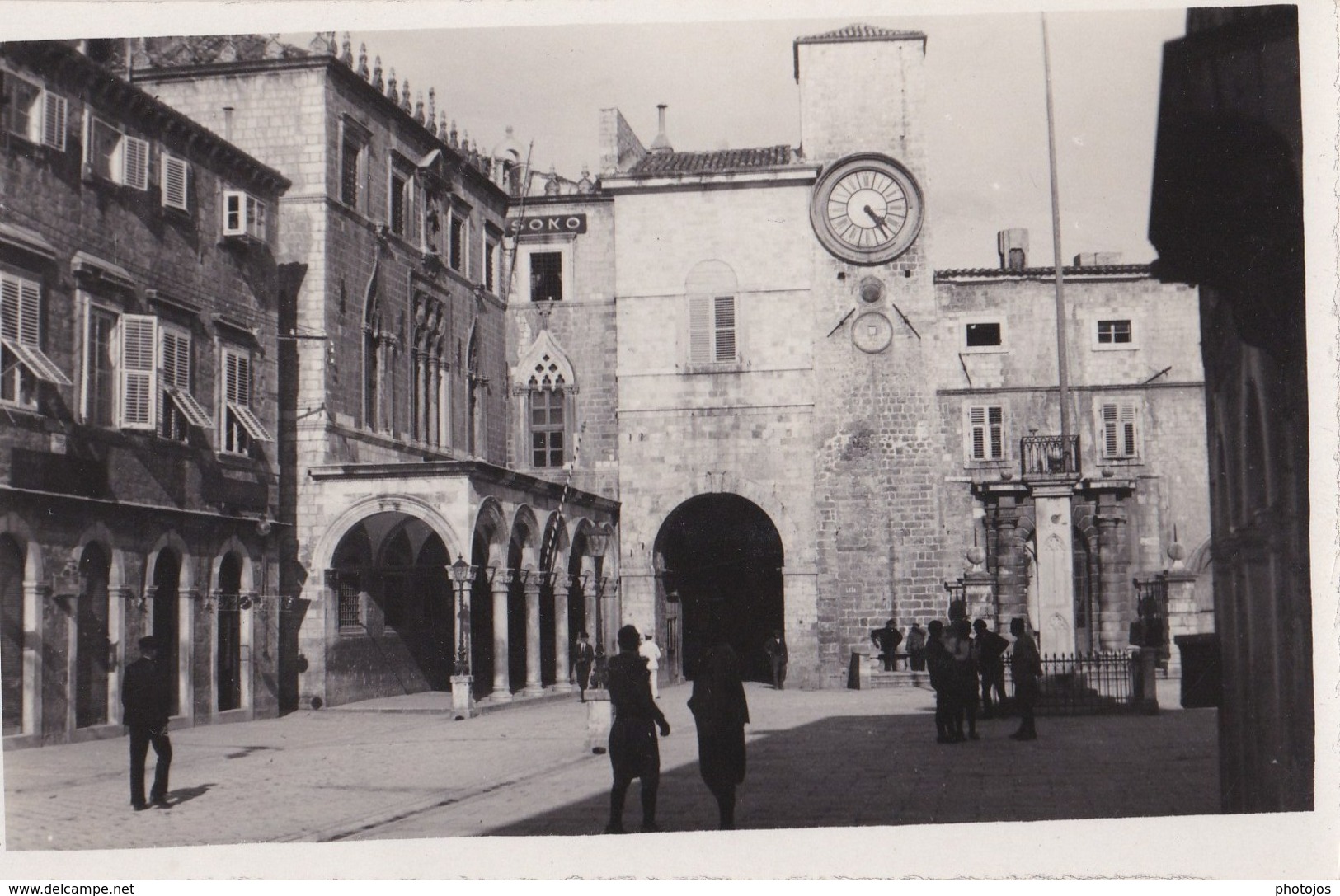 Carte Postale : Raguse Dubrovnik  (Croatie)  L'ancienne Tour De L'horloge    Rare - Croatie