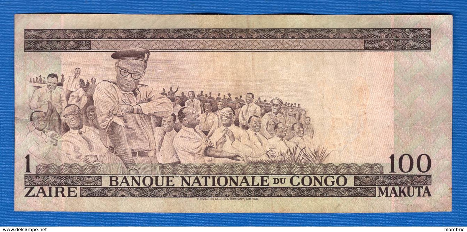 Congo  Republique  1  Zaire  = 100  Makuta  1/10/1970 - République Démocratique Du Congo & Zaïre