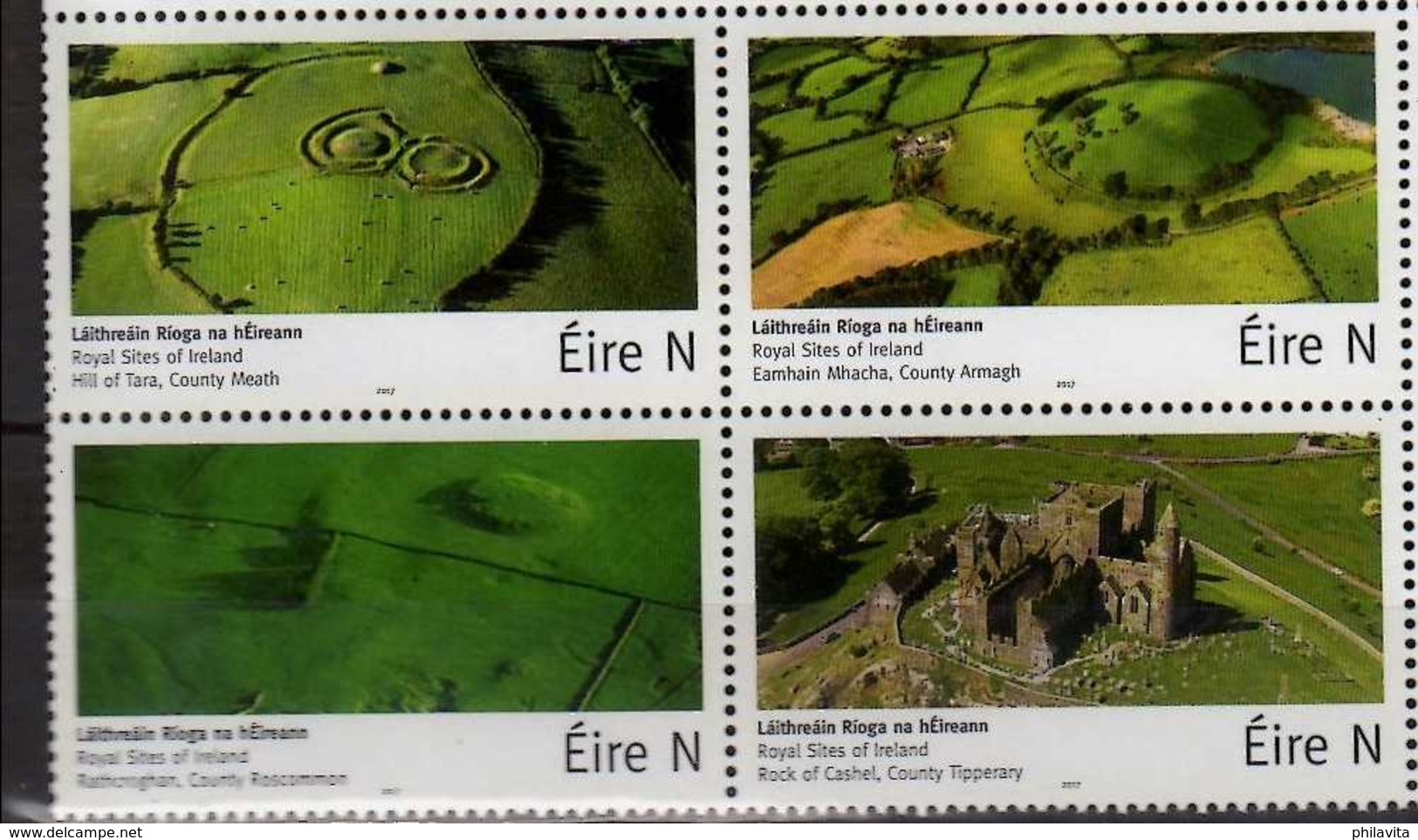 2017 Ireland -Royal Sites Of Ireland - Block Of 4 - MNH** MI 2218-2221 - Ungebraucht