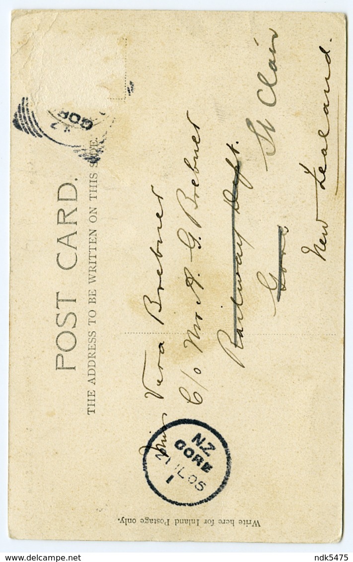 ABERFELDY : CRAIGMORE COTTAGES / POSTMARK & ADDRESS - NEW ZEALAND - GORE / ST. CLAIR (BREBNER) - Perthshire