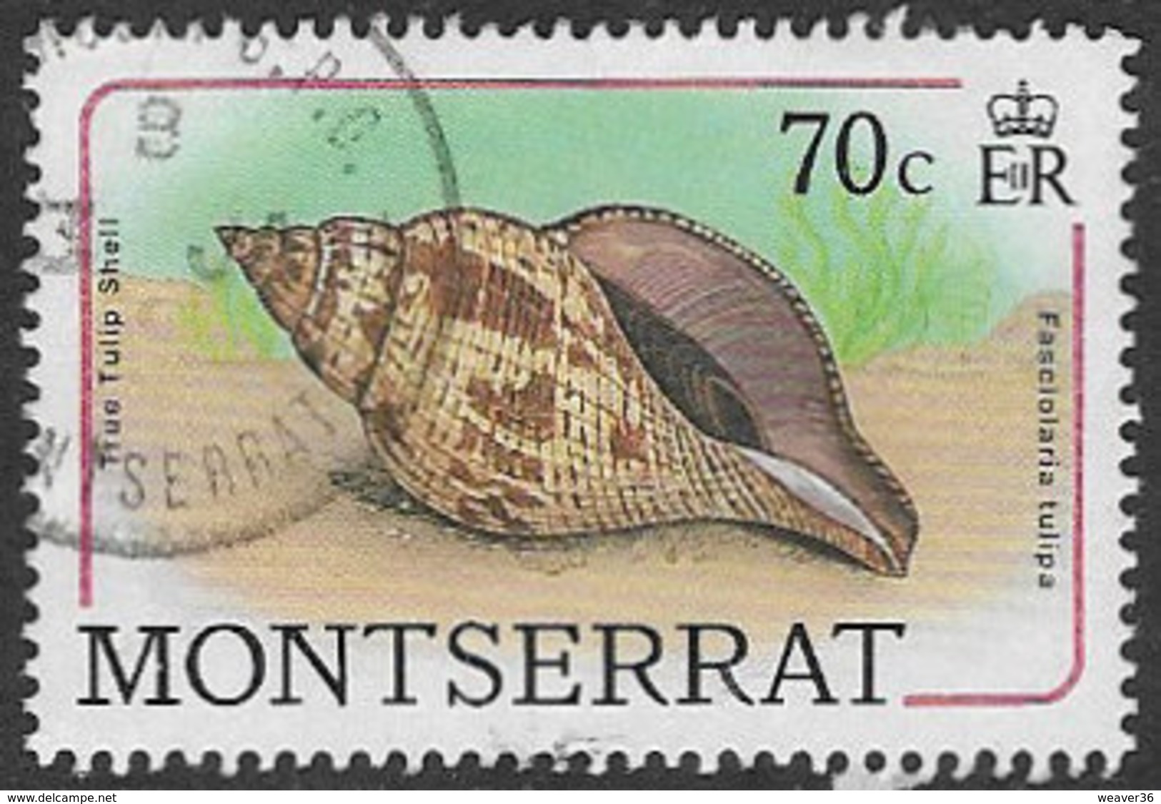 Montserrat SG764 1988 Sea Shells 70c Good/fine Used [38/31692/1D] - Montserrat