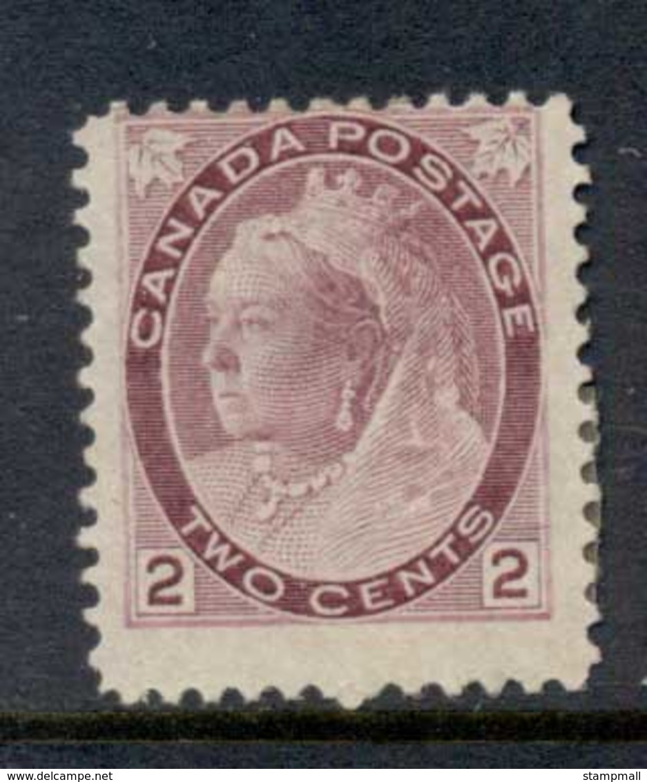 Canada 1898-1902 QV Portrait 2c Purple MLH - Andere & Zonder Classificatie