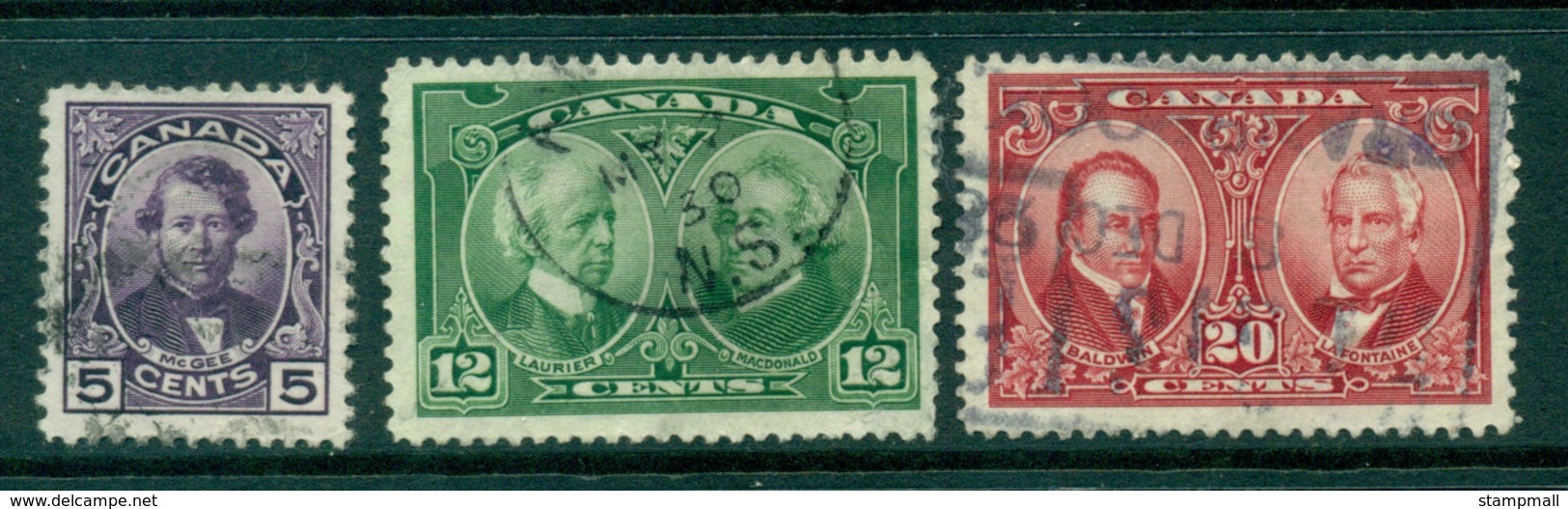 Canada 1927 Famous Men FU Lot29290 - Other & Unclassified