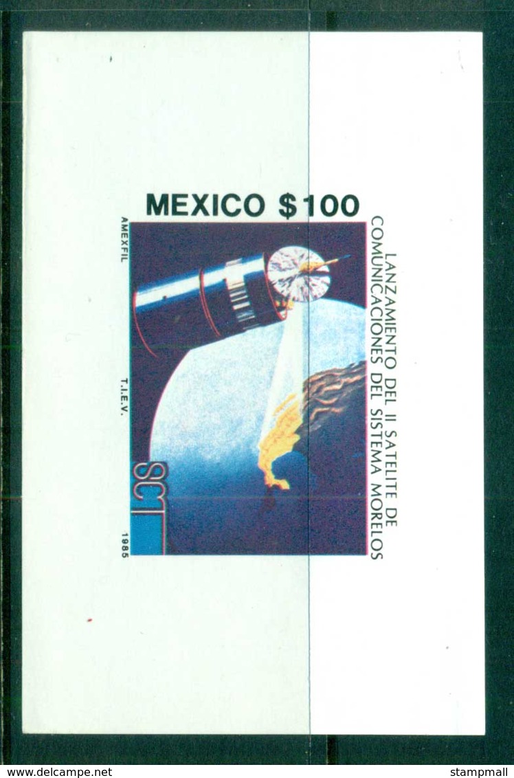 Mexico 1985 Space Satellite, Moreles MS MUH - México