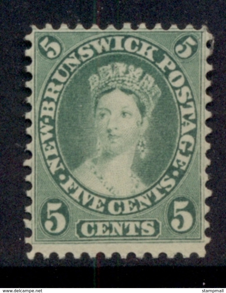 New Brunswick 1860-63 Victoria 5c MUH - Usados