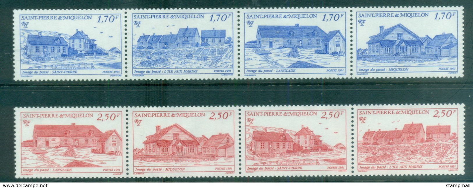 St Pierre & Miquelon 1991 Scenic Views MUH - Unclassified