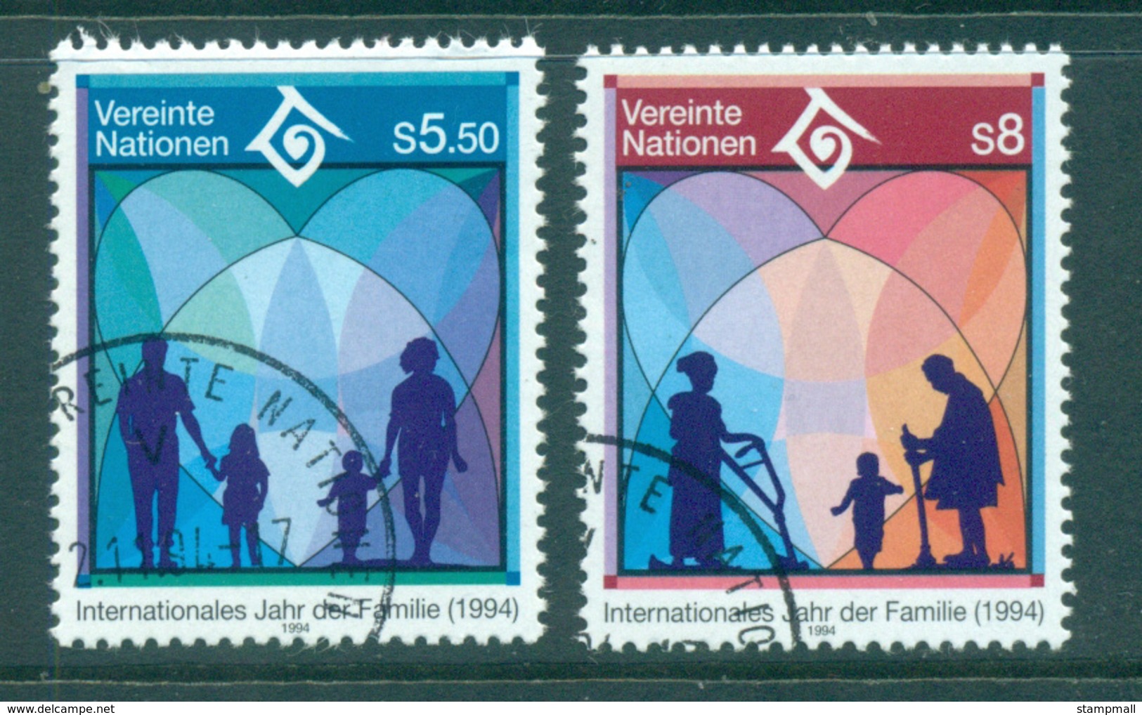 UN Vienna 1994 Intl. Year Of The Family CTO Lot65985 - Unused Stamps