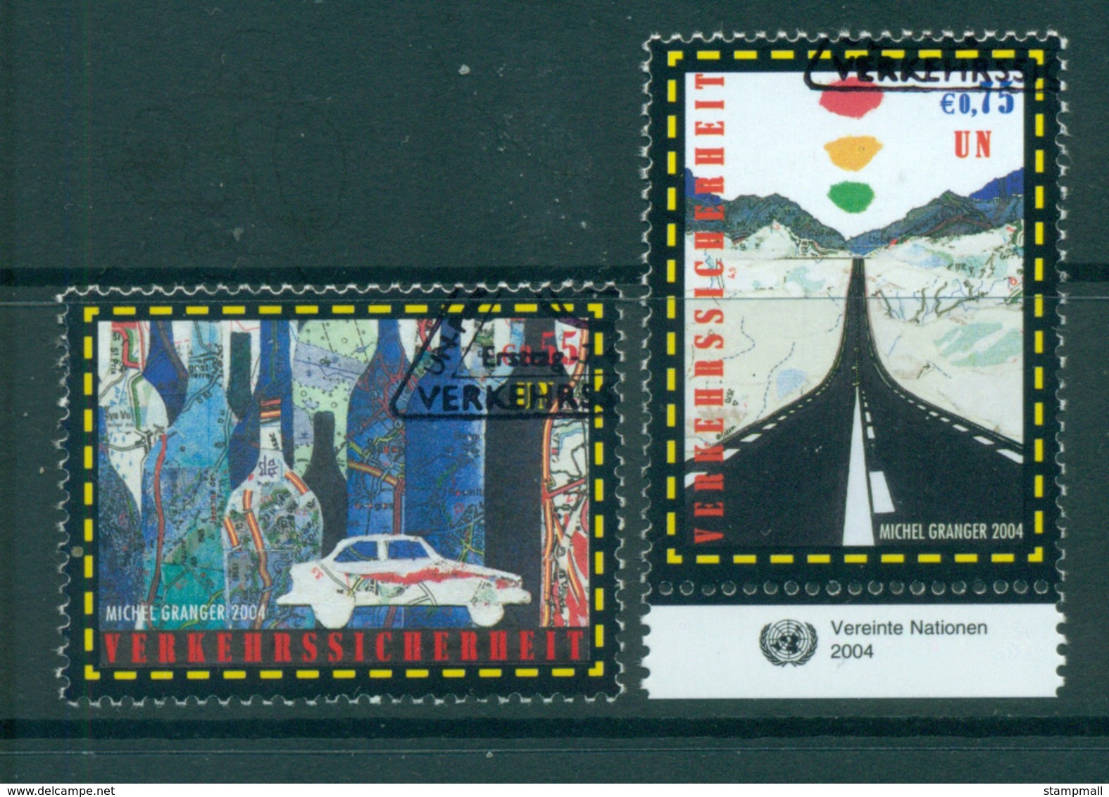 UN Vienna 2004 Road Safety CTO Lot65874 - Unused Stamps