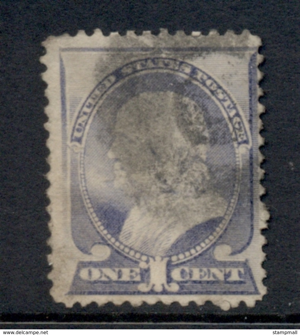 USA 1887 Sc#212 1c Franklin FU - Other & Unclassified