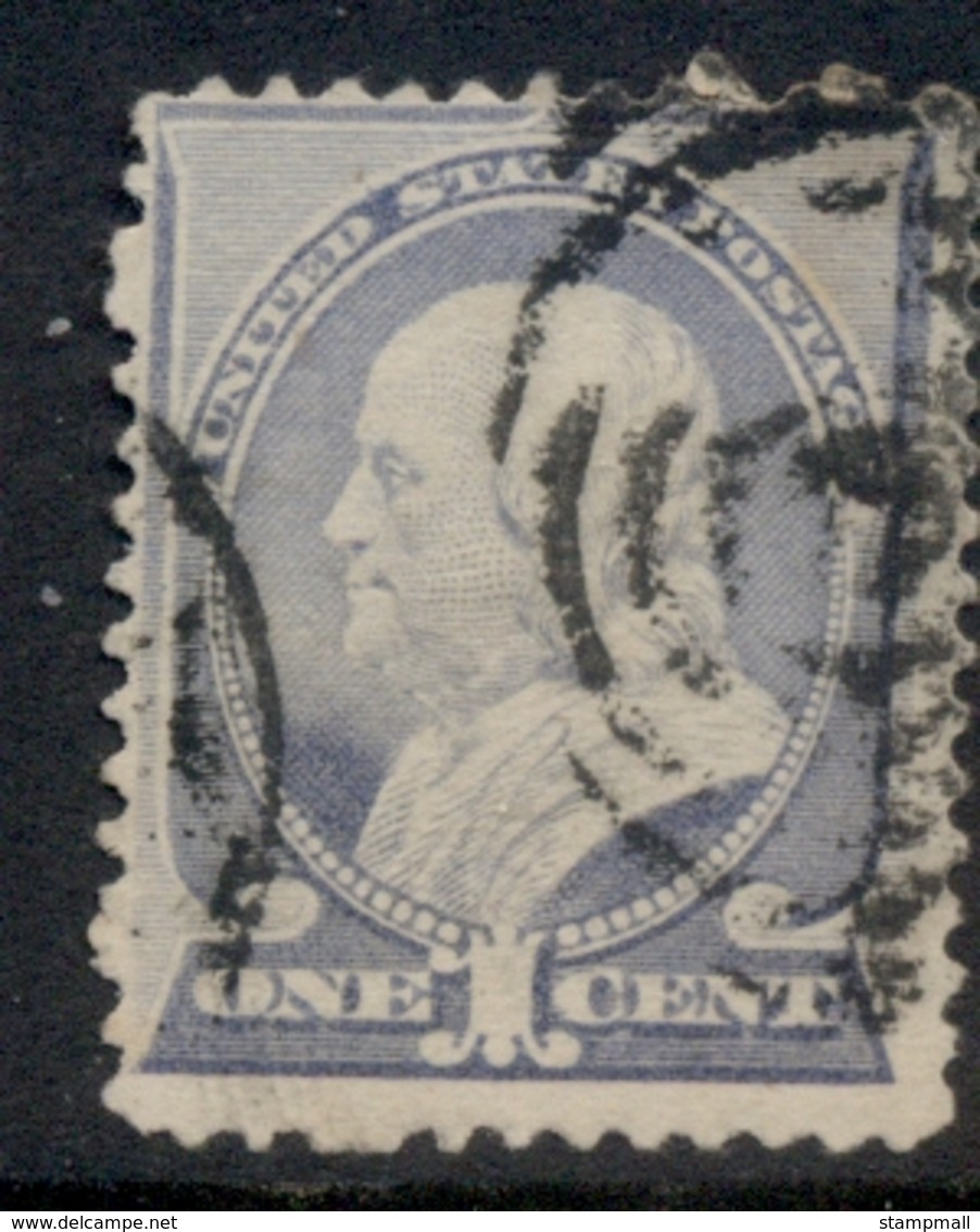 USA 1887 Sc#212 1c Franklin FU - Other & Unclassified