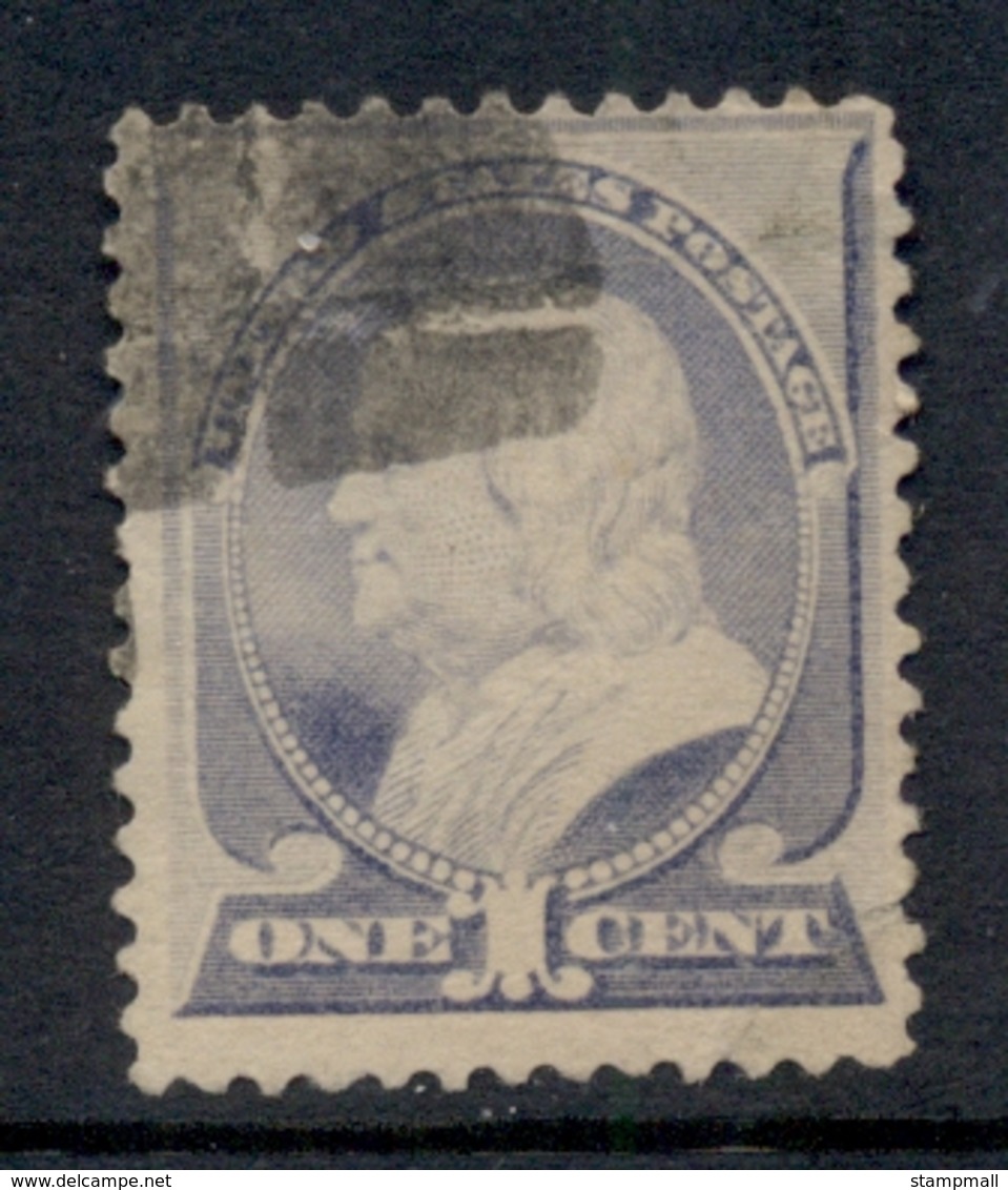 USA 1887 Sc#212 1c Franklin FU - Other & Unclassified