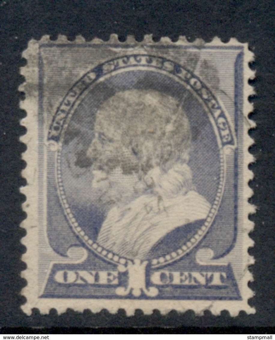 USA 1887 Sc#212 1c Franklin FU - Otros & Sin Clasificación