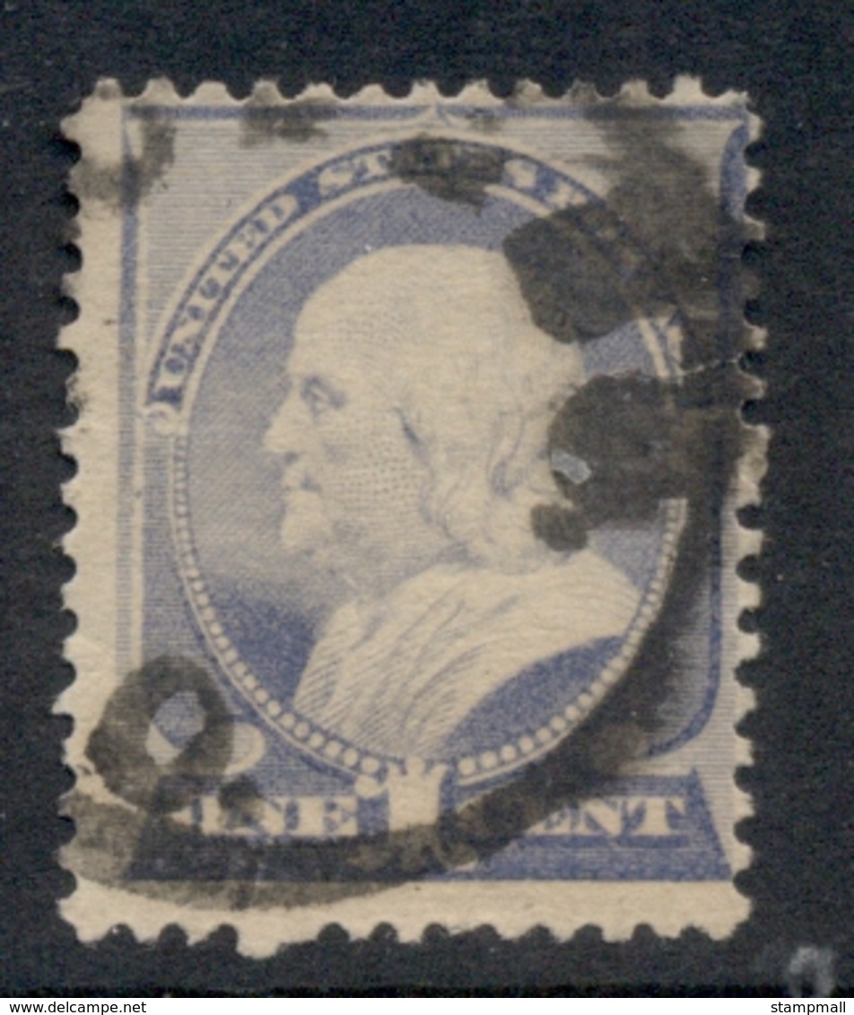 USA 1887 Sc#212 1c Franklin FU - Andere & Zonder Classificatie