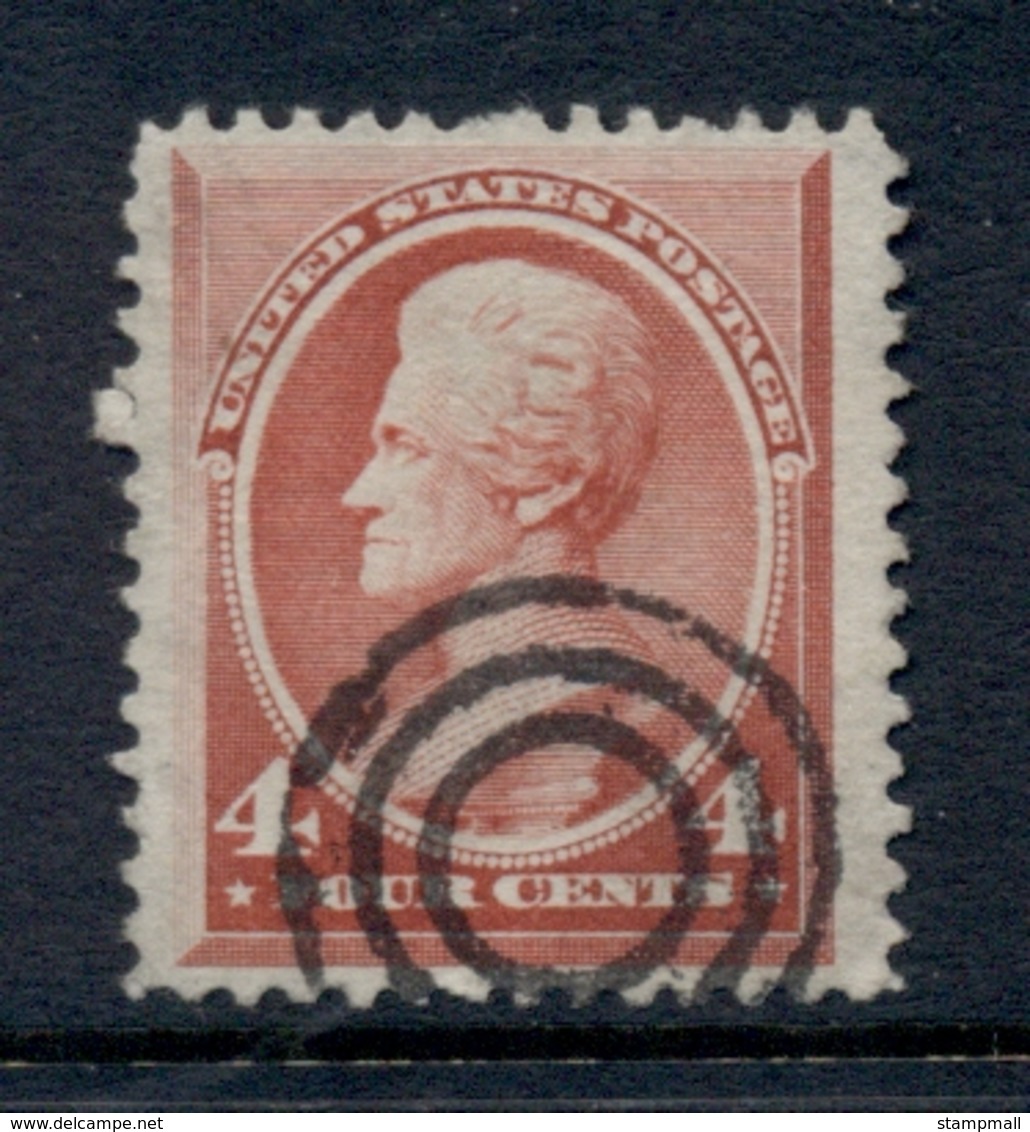 USA 1888 Sc#215 4c Jackson Carmine FU - Andere & Zonder Classificatie