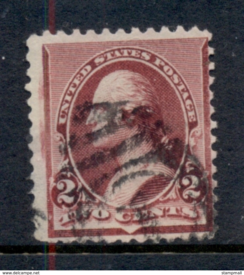 USA 1890-93 Sc#219D Washington 2c Lake FU - Altri & Non Classificati