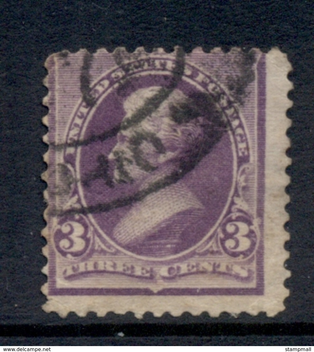 USA 1890-93 Sc#221 Jackson 3c FU - Andere & Zonder Classificatie