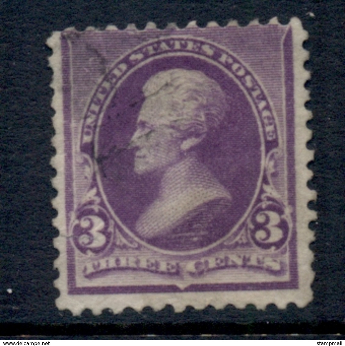USA 1890-93 Sc#221 Jackson 3c FU - Altri & Non Classificati